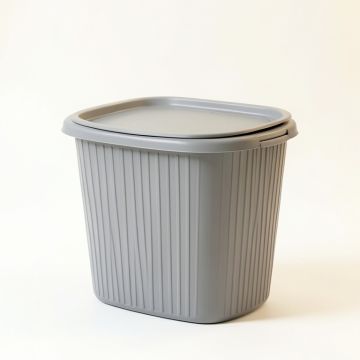 Dune Crossing Laundry Hamper - Gray (synthetic illustration; no displayed measurements)