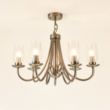 Aljosha 5-Light Shaded Chandelier (synthetic illustration; no displayed measurements)