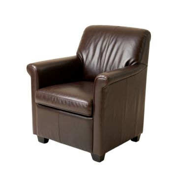 Payden Leather Upholstered Dining Chair In Espresso