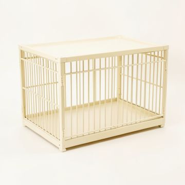Shore Canyon Empty Furniture-Style Pet Crate - Cream (synthetic illustration; no displayed measurements)