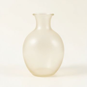 Field Bend Empty Decorative Vase - Ivory (synthetic illustration; no displayed measurements)