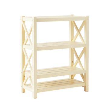 Slate Bluff Empty Seed-Starting Shelving Unit Without Lights - Cream