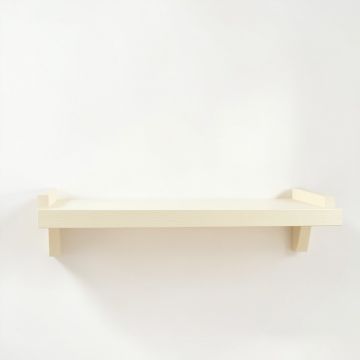Elm Branch Wall-Mounted Shelf - Cream (synthetic illustration; no displayed measurements)