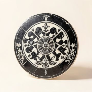 Retro Penny 0.76 '' X 0.76 '' Porcelain Penny Round Mosaic Wall & Floor Tile (synthetic illustration; no displayed measurements)