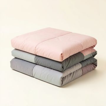 Pink And Grey Duvet Cover Set (synthetic illustration; no displayed measurements)