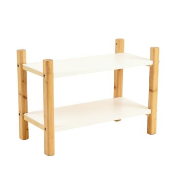 Reed Bend Empty Countertop Canister Rack - White