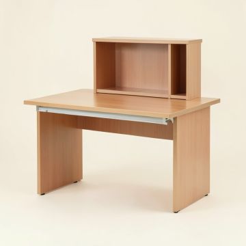 Ternes Computer Floating Desk With Hutch (synthetic illustration; no displayed measurements)