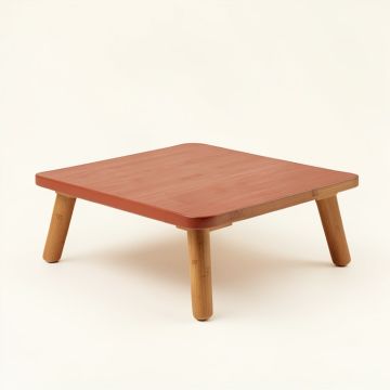 Field Brook Coffee Table - Terracotta (synthetic illustration; no displayed measurements)