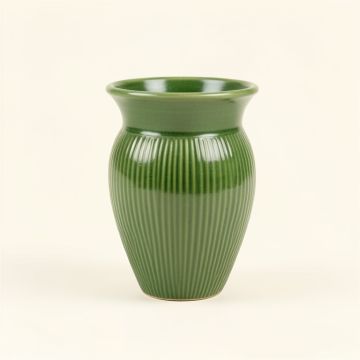 Summit Arc Empty Decorative Vase - Green (synthetic illustration; no displayed measurements)