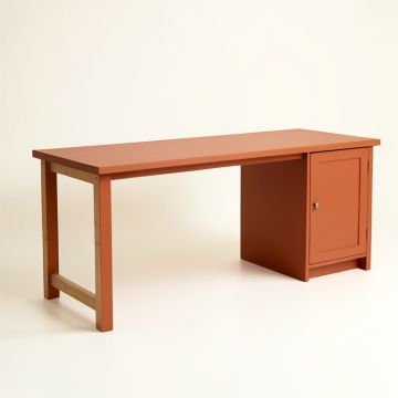 Cliff Edge Empty Workshop Workbench - Terracotta (synthetic illustration; no displayed measurements)