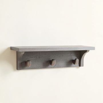 Cove Brook Wall-Mounted Entryway Organizer Shelf - Gray (synthetic illustration; no displayed measurements)
