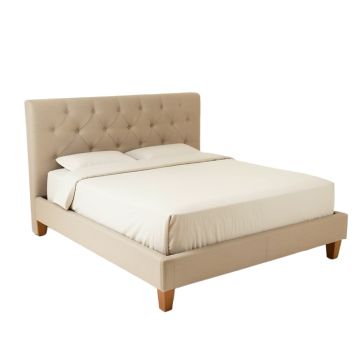 Sanctuary Tufted Standard Bed (synthetic illustration; no displayed measurements)