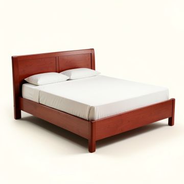 Bernhardt Solid Wood Platform Bed (synthetic illustration; no displayed measurements)
