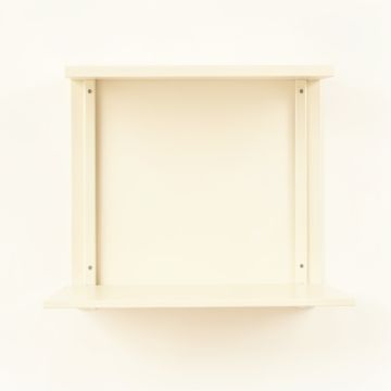 Willow Branch Wall-Mounted Shelf - Cream (synthetic illustration; no displayed measurements)