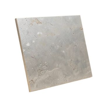 Travertine 16 '' X 24 '' Field Tile In Ancient Tumbled Silver