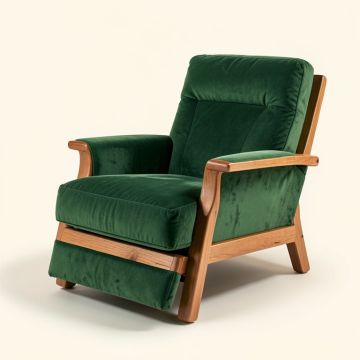 Kuehl 32 '' Wide Velvet Power Lift Assist Standard Recliner (synthetic illustration; no displayed measurements)