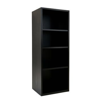 Elm Brook Narrow Cubby Tower - Black