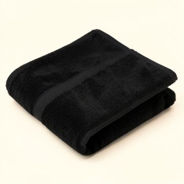 Cove Canyon Bath Towel - Black (synthetic illustration; no displayed measurements)