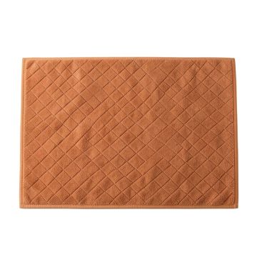 Slate Dale Bath Mat - Terracotta