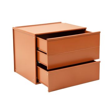 Hill Dale Under-Desk Drawer Unit - Terracotta