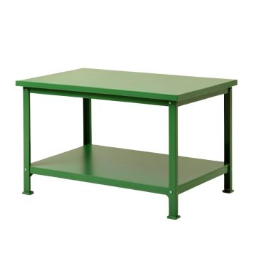 Fern Crest Empty Workshop Workbench - Green (synthetic illustration; no displayed measurements)