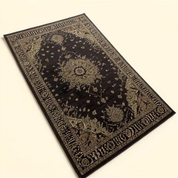 Cedric Oriental Black Area Rug Set (synthetic illustration; no displayed measurements)