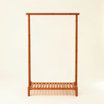 Fern Bluff Empty Garment Rack - Terracotta (synthetic illustration; no displayed measurements)