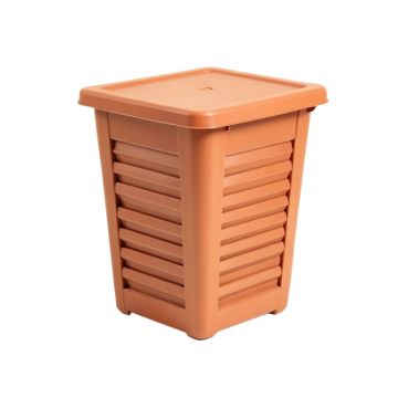 Clay Bridge Closed Garden Compost Bin - Terracotta