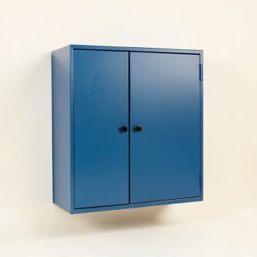 Birch Bend Wall-Mounted Entry Cabinet - Blue (synthetic illustration; no displayed measurements)