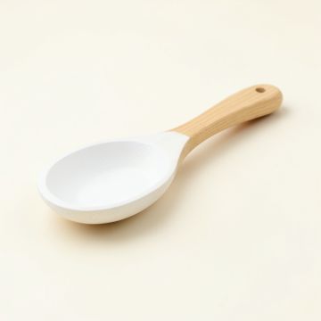 Spruce Arc Cooking Spoon - White (synthetic illustration; no displayed measurements)