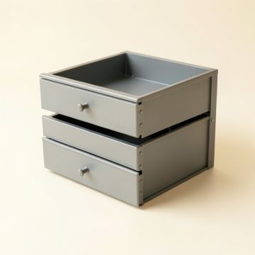 Briar Crest Under-Desk Drawer Unit - Gray (synthetic illustration; no displayed measurements)
