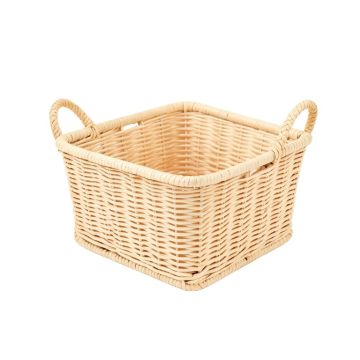 Summit Bend Empty Storage Basket - Ivory
