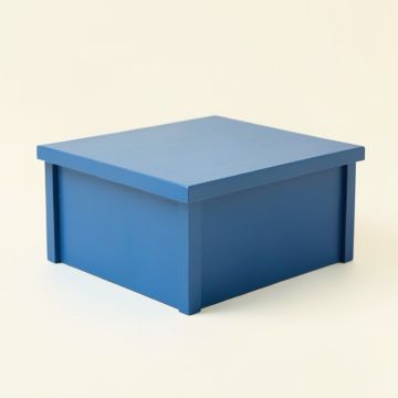 Aspen Bridge Low Toy Storage Unit - Blue (synthetic illustration; no displayed measurements)