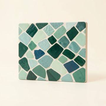Delphi Alula 1 '' X 2 '' Ceramic Novelty Mosaic Tile (synthetic illustration; no displayed measurements)