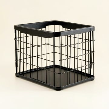 Willow Falls Empty Furniture-Style Pet Crate - Black (synthetic illustration; no displayed measurements)