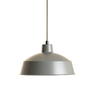 Flint Crossing Pendant Light Suspended From One Plain Cable - Gray
