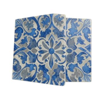 Lantern Arabesque 4 '' X 4 '' Glass Mosaic Tile