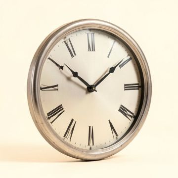 Oversized James 45 '' Wall Clock (synthetic illustration; no displayed measurements)