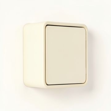 Moss Dale Wall-Mounted Entry Cabinet - Ivory (synthetic illustration; no displayed measurements)