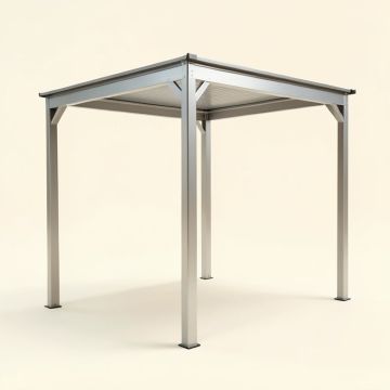 Novara Metal Pergola (synthetic illustration; no displayed measurements)