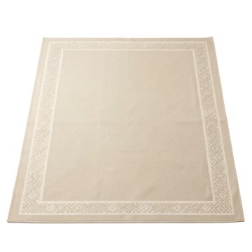 Lake Bend Rectangular Area Rug - Beige