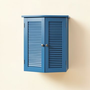 Briar Crest Wall-Mounted Laundry Cabinet - Blue (synthetic illustration; no displayed measurements)