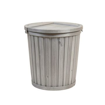 Wren Bluff Closed Garden Compost Bin - Gray