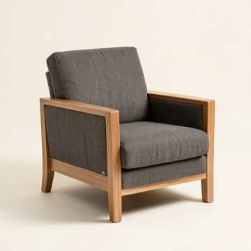 Fletcher 27.5 '' Wide Polyester Armchair (synthetic illustration; no displayed measurements)
