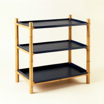 Moss Bluff Empty Countertop Canister Rack - Navy (synthetic illustration; no displayed measurements)