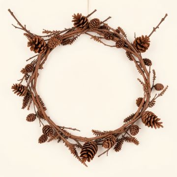 Pinecone And Twig Garland (synthetic illustration; no displayed measurements)