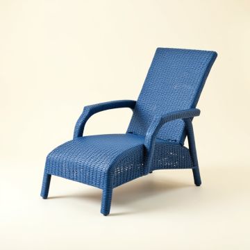 Aspen Branch Outdoor Lounge Chair - Blue (synthetic illustration; no displayed measurements)