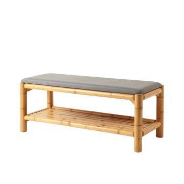 Heath Falls Indoor Bench - Gray