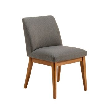 Hobart Fabric Solid Wood Side Chair