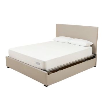 Full Size Platform Bed With Adjustable Trundle